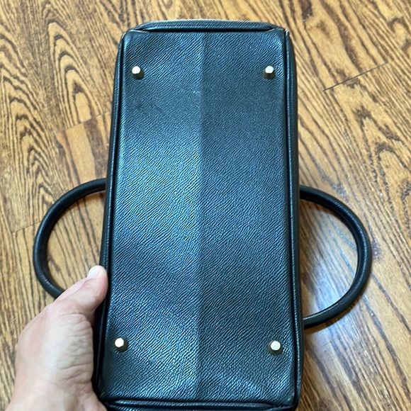Lederer Black Leather Handbag - Picture 5 of 5